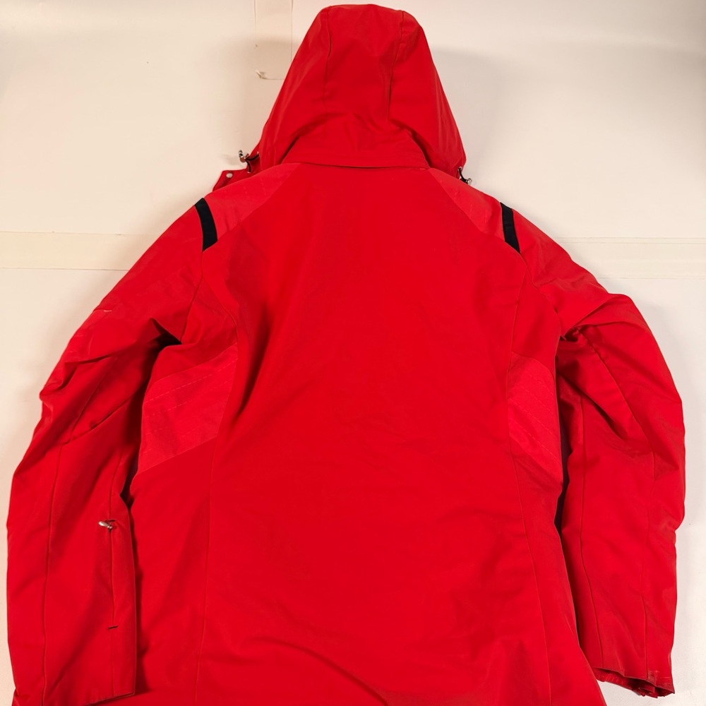 Descente Red Hooded Ski Jacket - Picture 2 of 10